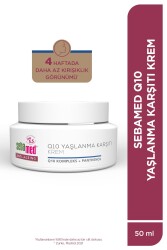 Q10 ve Hyaluronik Asit İçerikli Yaşlanma ve Kırışıklık Karşıtı Anti-Age Krem 50ml - 1
