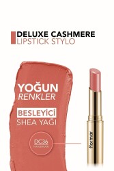 Ruj - Deluxe Cashmere Lipstick No 36 - 6