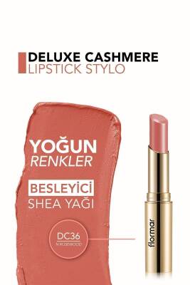 Ruj - Deluxe Cashmere Lipstick No 36 - 6