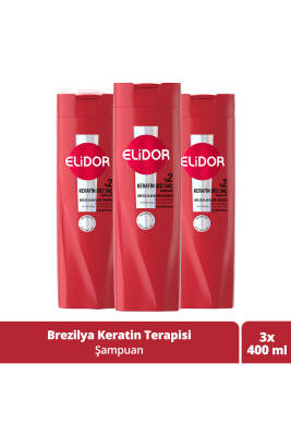 Şampuan Brezilya Keratin Terapisi Hidrolize Keratin Marula Yağı E Vitamini 400 ml X3 - 14
