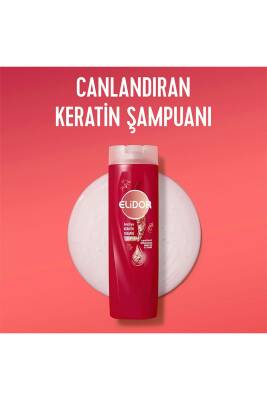 Şampuan Brezilya Keratin Terapisi Hidrolize Keratin Marula Yağı E Vitamini 400 ml X3 - 4