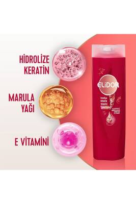 Şampuan Brezilya Keratin Terapisi Hidrolize Keratin Marula Yağı E Vitamini 400 ml X3 - 5