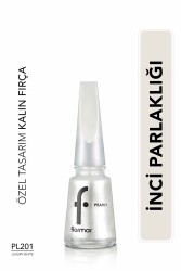 Sedefli Parlak Oje (Beyaz) - Pearly Nail Enamel - PL201 Luxury White - 8682536035422 - 1