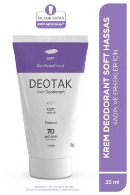 Soft Hassas Koruma 7 Güne Kadar Etkili Krem Deodorant 35 ml - 1