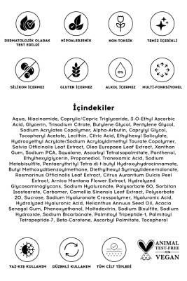 Sos C Vitamini Arbutin Serum Aydınlatıcı Cilt Tonu Eşitleyici Niacinamide Tüm Cilt Tipleri - 4