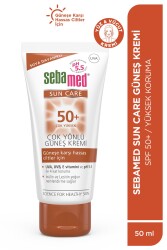 Sun Care SPF 50+ UVA UVB Filtresi ve E Vitamini Üçlü Yüksek Koruma Çok Yönlü Güneş Kremi 50 ml - 1