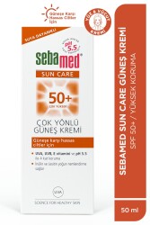 Sun Care SPF 50+ UVA UVB Filtresi ve E Vitamini Üçlü Yüksek Koruma Çok Yönlü Güneş Kremi 50 ml - 2
