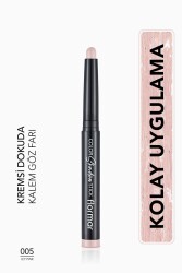 Suya Dayanıklı Işıltılı Kalem Far -color Shadow Stick - 005 Icy Pink- 8682536039451 - 1