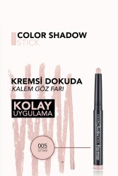Suya Dayanıklı Işıltılı Kalem Far -color Shadow Stick - 005 Icy Pink- 8682536039451 - 5