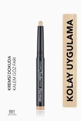 Suya Dayanıklı Kremsi Kalem Far -color Shadow Stick -001 Soft Cloud-8682536039413 - Flormar