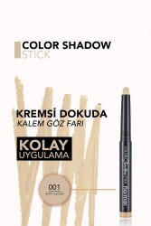 Suya Dayanıklı Kremsi Kalem Far -color Shadow Stick -001 Soft Cloud-8682536039413 - 5