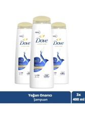 Ultra Care Saç Bakım Şampuanı Yoğun Onarıcı Yıpranmış Saçlar Için 400 ml X3 Adet - 1