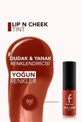 Uzun Süre Kalıcı Jel Tint (PEMBE) - Lip & Cheek Tint - 002 Kiss Lip & Cheek - 8682536066891 - 13