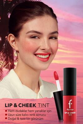 Uzun Süre Kalıcı Jel Tint (PEMBE) - Lip & Cheek Tint - 002 Kiss Lip & Cheek - 8682536066891 - 1