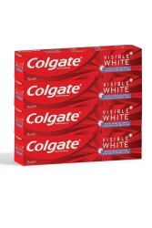 Visible White Maksimum Beyazlık Beyazlatıcı Diş Macunu 75 ml X4 Adet - Diş Fırça Kabı Hediye - 2