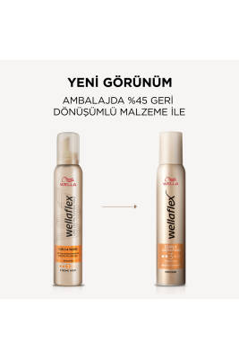 Wellaflex Curls Definition Bukle Belirginleştirici Saç Köpüğü Strong Hold - 200 ml - 6