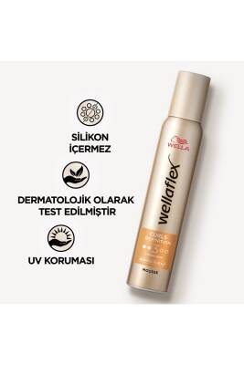Wellaflex Curls Definition Bukle Belirginleştirici Saç Köpüğü Strong Hold - 200 ml - 5