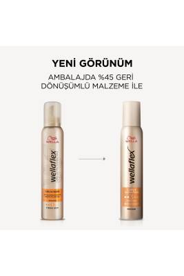 Wellaflex Curls Definition Bukle Belirginleştirici Saç Köpüğü Strong Hold - 200 ml - 6