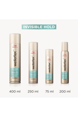 Wellaflex Invisible Hold Görünmez Tutuş Sağlayan Saç Köpüğü Extra Strong Hold 200 ml - 45 Hold - 7