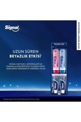 White Now Diş Macunu 14 ml + Diş Fırçası Seyahat Seti 2li - 4
