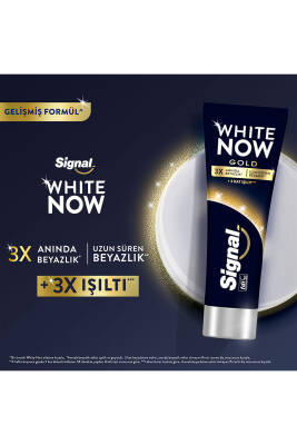 White Now Gold Beyazlatıcı Işıltı Diş Macunu 75ml X2 - 3