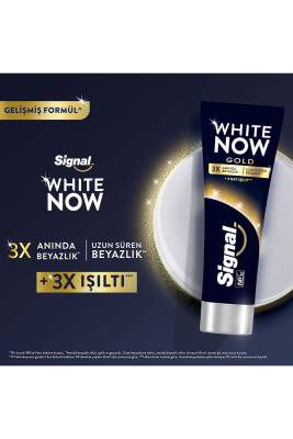 White Now Gold Beyazlatıcı Işıltı Diş Macunu 75ml X2 - 3