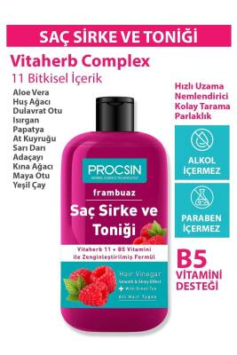 Yağ Dengeleyici Frambuazlı Saç Sirke Ve Toniği 250 ml - 2