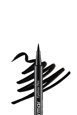 Yarı Mat Bitişli Eyeliner (SİYAH) - Eyeliner Pen - 001 Black - 8690604109609 - 3