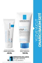 Yüz&Vücut Onarıcı Cilt Bakım SetiCicaplast Onarıcı Bakım Kremi 40ml&Lipikar Vücut Yıkama Jeli 100ml - 1